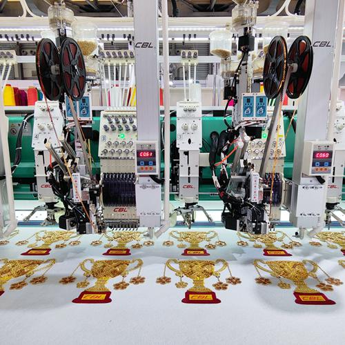 CBL High Speed Flat Mixed Multi-color Bead And Sequin Embroidery Machine