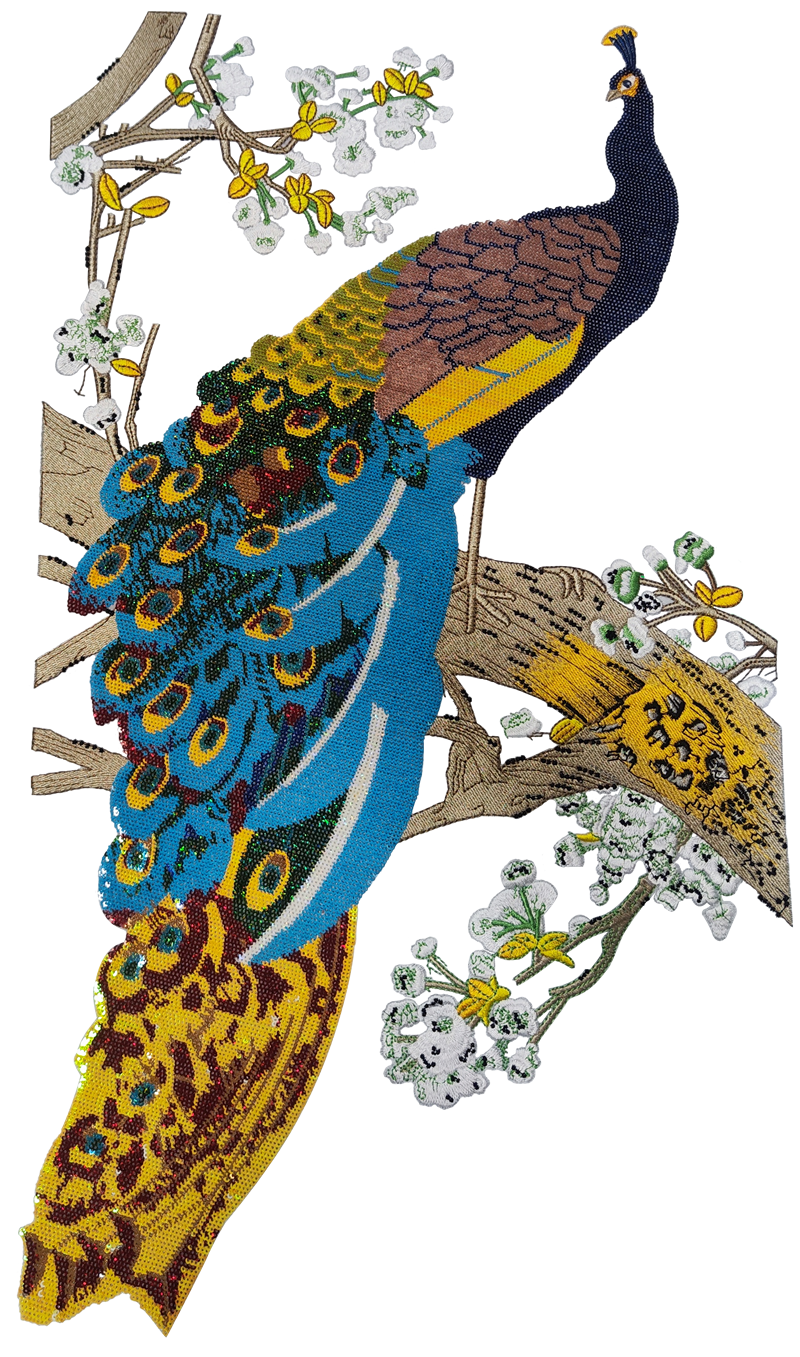 CBL High Speed Multi-Heads Coiling/Cording And Chain Stitch Mixed Flat Computerized Embroidery Machine